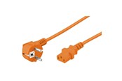 Strømkabel (ekstern) - Pro Power cable C13 1x90° - Orange - 3m - 4040849952890