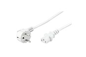 Strømkabel (ekstern) - Pro Power cable C13 1x90° - Hvid - 3m - 4040849951411