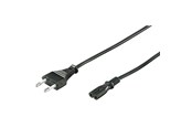 Strømkabel (ekstern) - Pro Strømkabel C7 (2 pins) - Sort - 1.8m - Lige - 4040849513220