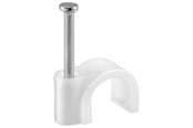 Kabel Organisering - Pro Cable Clip - White - 10mm - 4040849170829