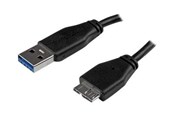 USB kabel - StarTech.com Slim SuperSpeed USB 3.0 A to Micro B Cable - USB3AUB3MS
