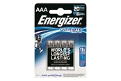 Batteri - Energizer Battery Ultimate Lithium AAA (4-pack) - 639171