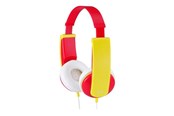 Hovedtelefoner/headset - JVC børnehovedtelefoner - Rød og gul - HA-KD5-R-E