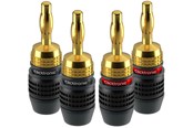 Audio kabel - ClickTronic Banana Plug (4-Pack) - 4040849525469