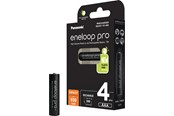 Batteri - Panasonic Eneloop Pro BK-4HCDE/4BE - Battery 4 x AAA - (rechargeable) - 930 mAh - BK-4HCCE/4BE