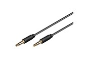 Audio kabel - Pro MiniJack 3.5mm Slim 3P - Bk - 1.5m - 4040849691065