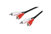 Audio kabel - Pro RCA Stereo Cable - Black - 20m - 4040849503412