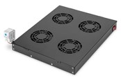 Rack skabe - DIGITUS DN-19 FAN-4-HO-SW Ventilation Unit for variable 483 mm (19") installation - DN-19 FAN-4-HO-SW