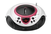 CD Player - Lenco SCD-38 USB - Portable FM Radio CD and USB player - Rosa - SCD38USBRO
