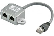 Netværkskabel - Pro LAN STP CAT 5e LAN Combiner - Sølv - 0.1m - 7000918