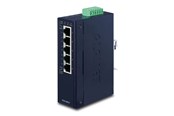 Switch - PLANET IGS-501T 5-Port 10/100/1000T Industrial Gigabit Ethernet Switch with Wide Operating Temperature - IGS-501T