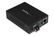 Repeater, boostere, bridges & transceiver - StarTech.com MCM1110MMLC Gigabit Ethernet Fiber Media Converter - Compact - 850nm MM LC - 550m - MCM1110MMLC