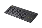 Tastatur - Logitech K400 Plus Ergonomic Wireless Touch - Tastatur - Engelsk - UK - Sort - 920-007143