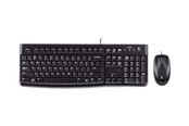 Tastatur - Logitech MK120 Desktop - CH - Tastatur & Mus sæt - Schweizisk - Sort - 920-002559