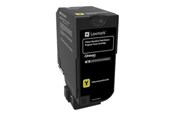 Blæk, Toner & Forbrugsstoffer - Lexmark Toner cartridge - Yellow - 74C2SY0