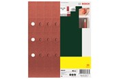 Slibemaskine - Bosch Slibebladssæt med 25 stk. til rystepudsere, fastspændt, korn 180 - 2607017107