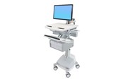 Skærmholder - Ergotron StyleView Cart with LCD Arm SLA Powered 1 Tall Drawer - SV44-12B1-2