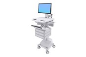 Skærmholder - Ergotron StyleView Cart with LCD Pivot SLA Powered 3 Drawers - SV44-1331-2