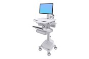 Skærmholder - Ergotron StyleView Cart with LCD Pivot SLA Powered 2 Drawers - SV44-13A1-2