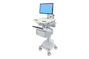 Skærmholder - Ergotron StyleView Cart with LCD Pivot SLA Powered 1 Tall Drawer - SV44-13B1-2