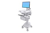 Skærmholder - Ergotron StyleView Cart with LCD Pivot SLA Powered 2 Tall Drawers - SV44-13C1-2
