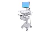 Skærmholder - Ergotron StyleView Cart with LCD Pivot LiFe Powered 2 Tall Drawers - SV44-13C2-2