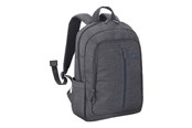 Tasker - RivaCase 7560 Laptop Canvas Backpack 15.6" Grey - 6901820075602