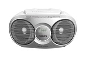 DAB, netværks- og clockradio - Philips CD Soundmachine AZ215S - FM - Stereo - Sølv - AZ215S/12