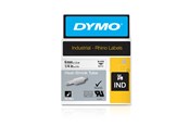 Papir, Fotopapir og Etiketter - DYMO Rhino krympeflex | 6mm x 1.5m | sort på hvid - 18051