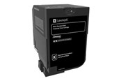 Blæk, Toner & Forbrugsstoffer - Lexmark sort - original - tonerpatron - 74C2SKE