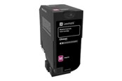 Blæk, Toner & Forbrugsstoffer - Lexmark magenta - original - tonerpatron - 74C20ME