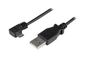 USB kabel - StarTech.com 6ft USB A to Right Angle Micro-USB Charge Sync Cable M/M 24AWG - USBAUB2MRA