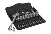 Værktøj - Wera 8100 SA 8 Zyklop Metal-skraldesæt, omskiftergreb, 1/4"-tilslutning, metrisk , 28 dele - 05004018001