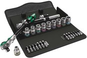 Værktøj - Wera 8100 SC 6 Zyklop Speed-skraldesæt, 1/2"-tilslutning, metrisk , 28 dele - 05004076001