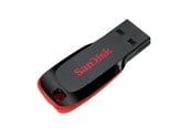 USB Stick - SANDISK Cruzer Blade - Sort - 128GB - USB Stick - SDCZ50-128G-B35