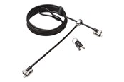 Systemtilbehør (kølepasta mv.) - Kensington MicroSaver 2.0 Keyed Twin Laptop Lock - K65048WW