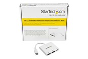 Skærmkabel - StarTech.com USB-C to 4K HDMI Multifunction Adapter with Power Delivery and USB-A Port - CDP2HDUACPW
