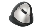 Mus - R-Go Tools R-Go HE Mouse Vertical Mouse Wireless Right - Ergonomisk mus - 5 knapper - Sølv - RGOHELAWL