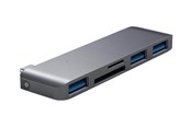 USB hub - Satechi Hub, 2 x USB 3.0 + 1 x USB 3.0 (oplader), USB 3.1 Type C tilslutning, desktop, space grey USB hub - USB 3.0 - 3 ports - Grå - ST-TCUPM
