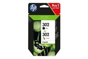 Blæk, Toner & Forbrugsstoffer - HP 302 / X4D37AE 2-Pack Black and Color Ink - X4D37AE