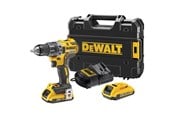 Skrue/Boremaskine - Dewalt 18V XR bore-/skruemaskine, 2x18 V/2,0 Ah - DCD791D2-QW