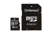 Hukommelseskort - Intenso microSD UHS-I Professionel - 100MB/s - 16GB - 3433470