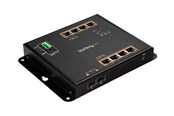 Switch - StarTech.com 8-Port PoE+ Gigabit Ethernet Switch plus 2 SFP Connections - Managed - Wall Mount with Front Access - IES101GP2SFW