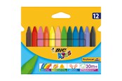 Skrive- og Tegneværktøjer - BIC Kids Plastidecor Triangle farvekridt – Assorterede farver, pakke med 12 - 829773