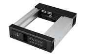 Harddisk - tilbehør - StarTech.com 5.25 to 3.5 Hard Drive Hot Swap Bay - For 3.5" SATA/SAS Drives - ramme - HSB1SATSASBA