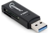 Hukommelseskort - adapter og kortlæser - Gembird Card reader Compact USB 3.0 - UHB-CR3-01