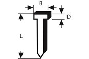 Værktøj - Bosch Søm type 48 - 2609255813
