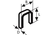 Værktøj - Bosch Klammer type 55 - 2609255830