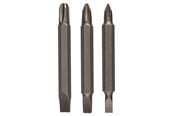 Bor & bits - Bosch 3 dele dobbeltklingesæt til Phillips-krydskærvskruer og ligekærvskruer (PH, S) - 2609255959