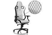 Gamer Stol - noblechairs EPIC Series - White / Black Gamer Stol - Hvid - PU Læder - Op til 120 kg - NBL-PU-WHT-001
